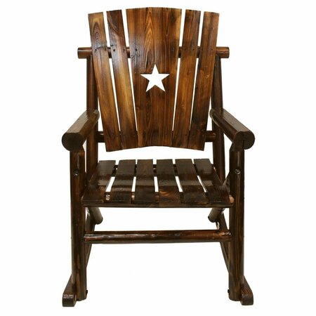 LEIGH COUNTRY Original Char-log Rocker with Star TX 93605